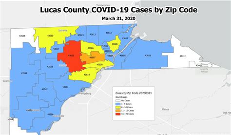 lucas county zip code